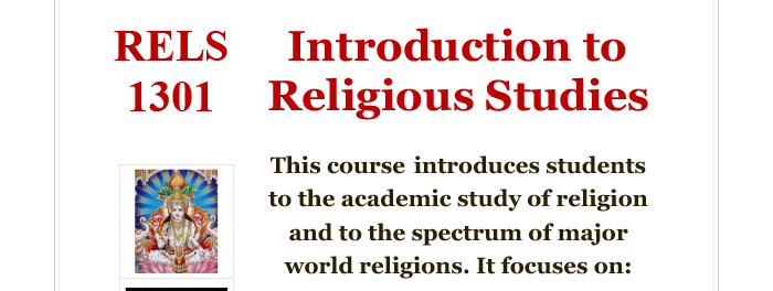 Intro to Religion