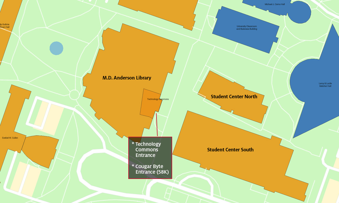 Map to UIT Helpdesk