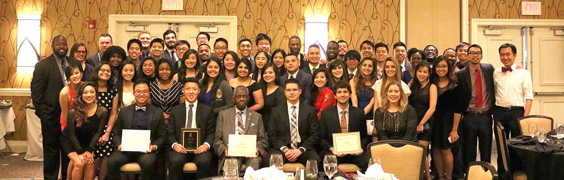 Group photo of UH's Kappa Psi memebers.