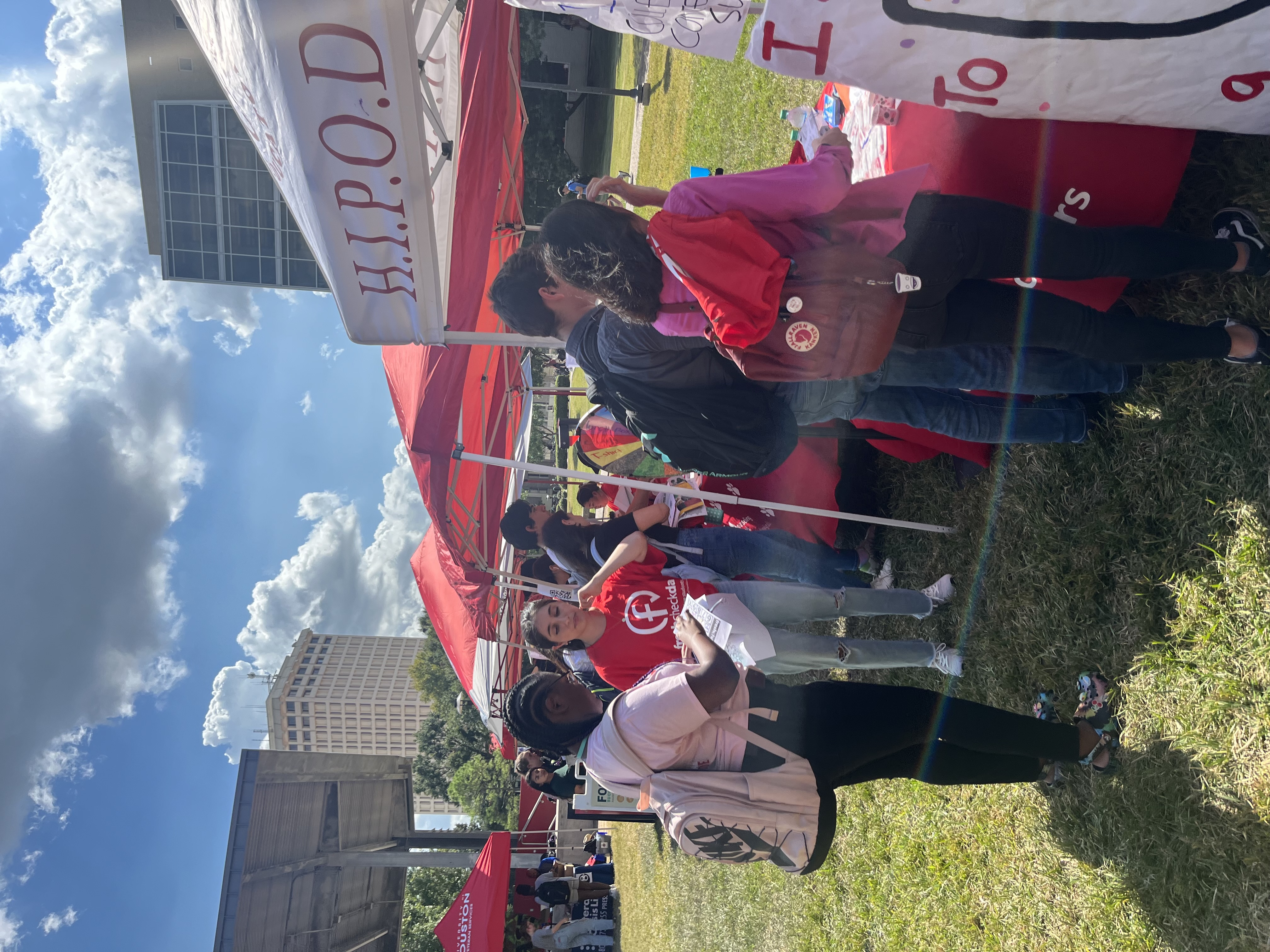 Booth at Fresh Check Day